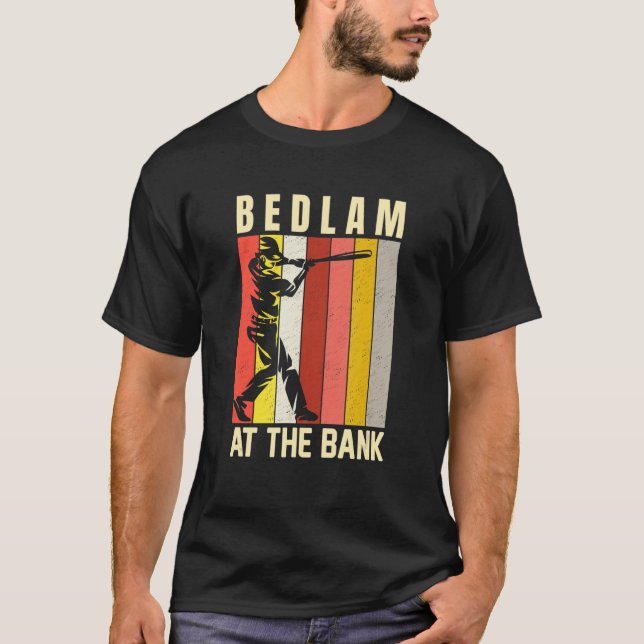 T-shirt Bedlam Au Fan De Baseball De La Banque (Devant)