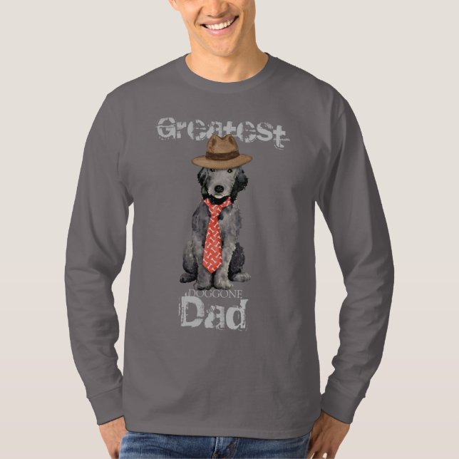 T-shirt Bedlington Dad (Devant)