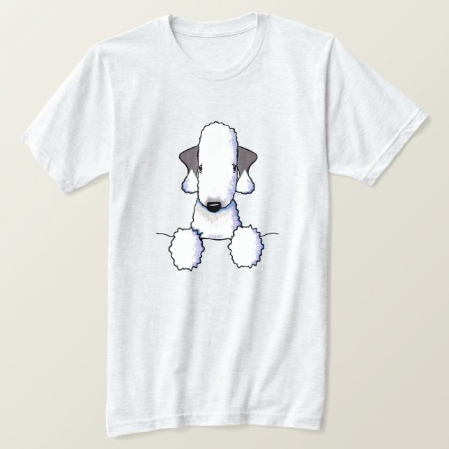 T-shirt Bedlington Terrier (Design devant)