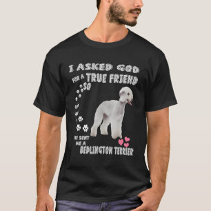 T-shirt Bedlington Terrier Cadeaux Rothbury Terrier Bedlin