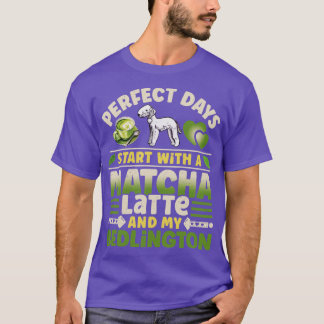 T-shirt Bedlington Terrier Matcha Latte