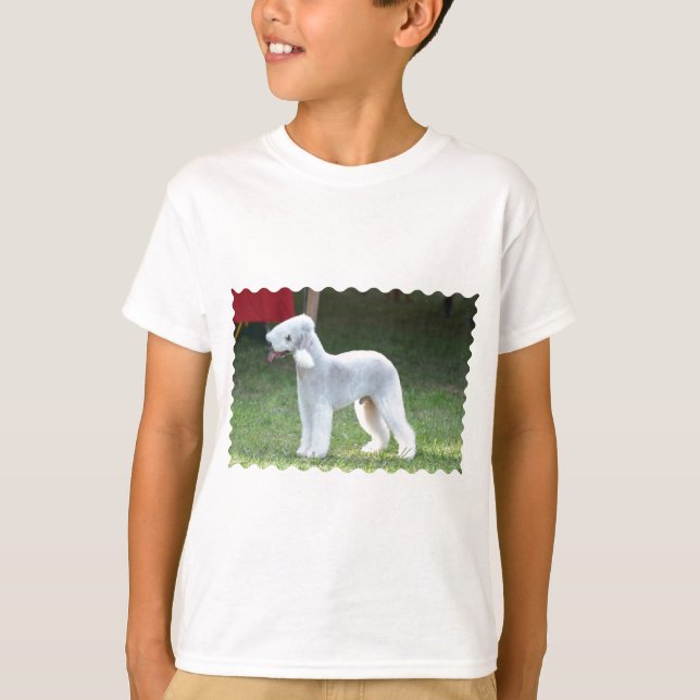 T-shirt Bedlington Terrier mignon (Devant)