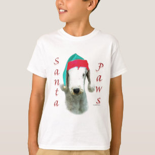 T-shirt Bedlington Terrier Père Noël Paws