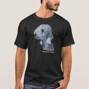 T-shirt Bedlington Terrier Portrait 4 Animal Bedlington Ch