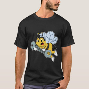 T-shirt Bee as Mechanic with Wrench