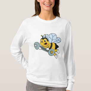 T-shirt Bee as Mechanic with Wrench