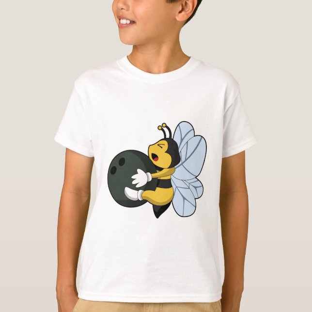T-shirt Bee at Bowling (Devant)