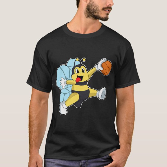 T-shirt Bee Basketball Joueur Basketball Sports Premium (Devant)