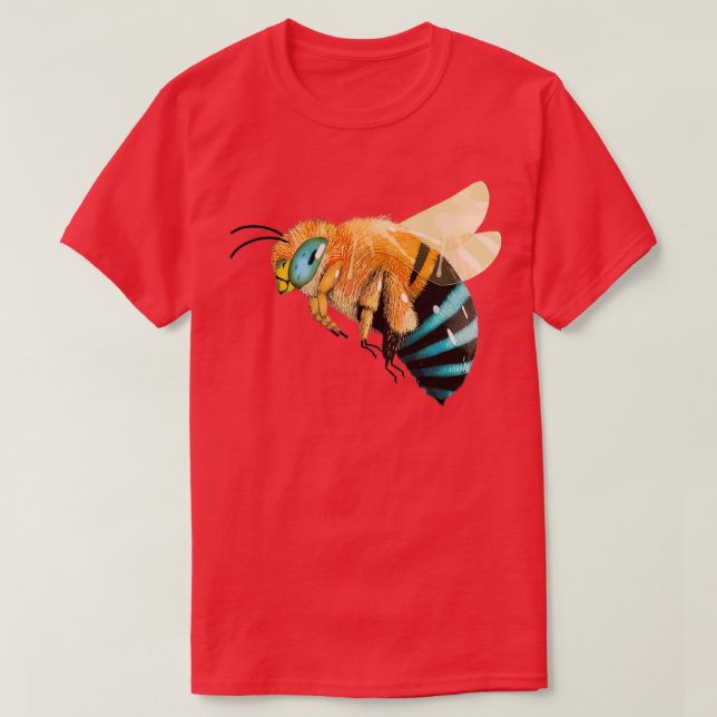 T-shirt Bee Bleue (Design devant)