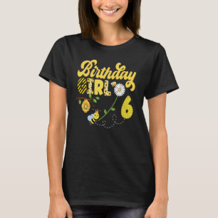 T-shirt Bee Bumblebee Girl Anniversaire Hive Sweet 1ère Pa