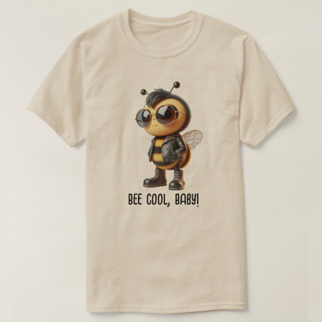 T-Shirt Bee Cool, Baby! (Design devant)