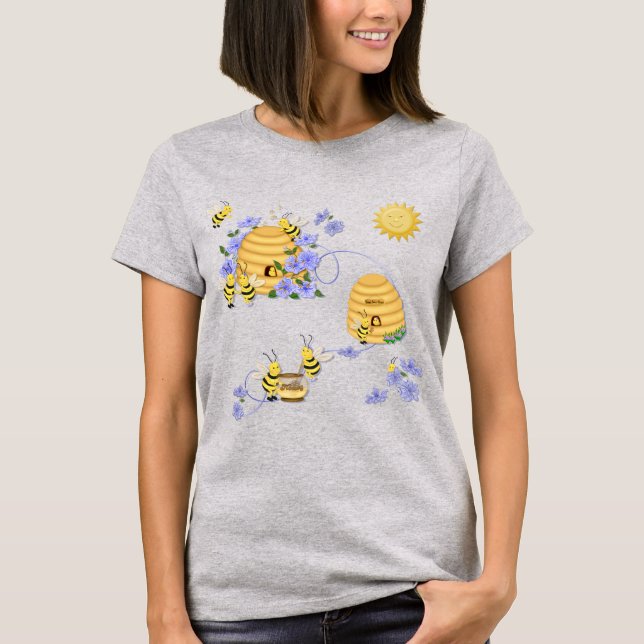 T-shirt Bee Dance Floral (Devant)