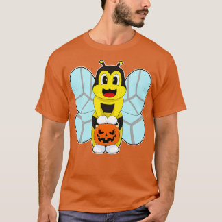 T-shirt Bee Halloween Citrouille