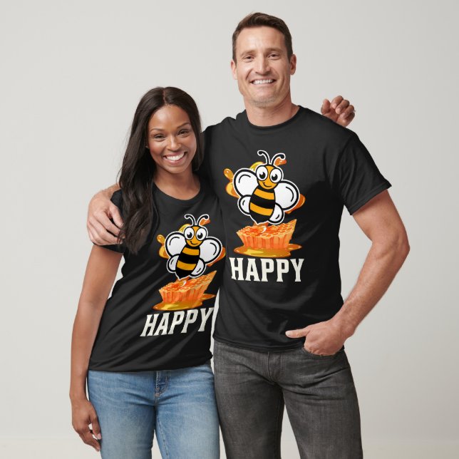 T-shirt Bee Happy Honeycomb (Unisexe)
