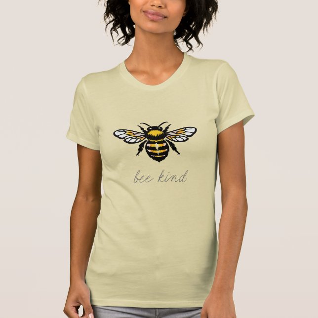 T-shirt Bee Kind design (Devant)