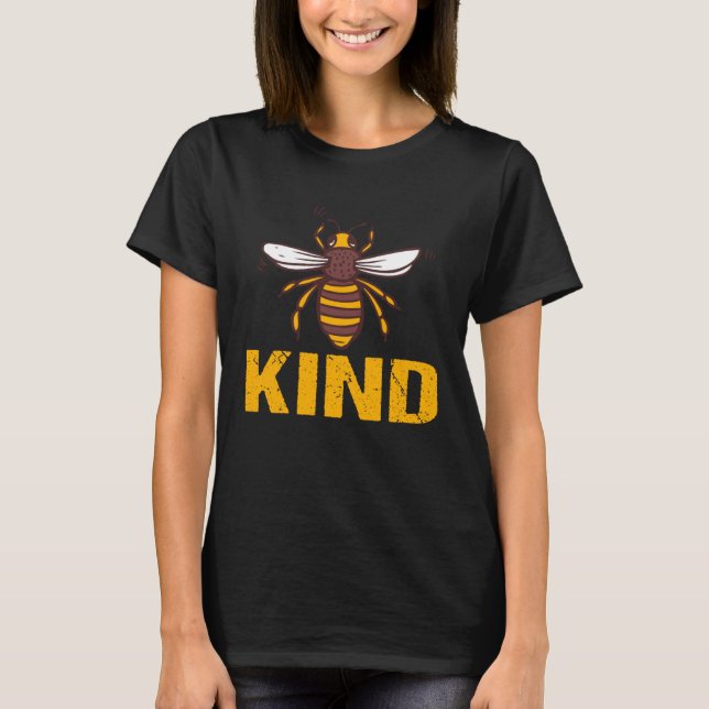 T-shirt Bee Kind  Women Cute Bee Clothes Be Kind Kids Girl (Devant)