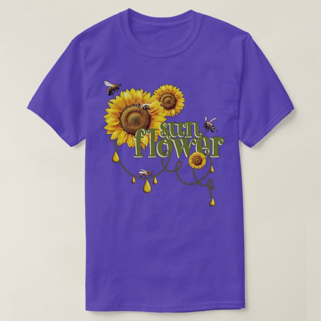T-SHIRT BEE SUR UN SOUFFRE (Design devant)