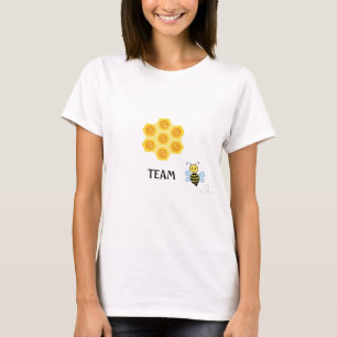 T-shirt Bee Team et Honeycomb