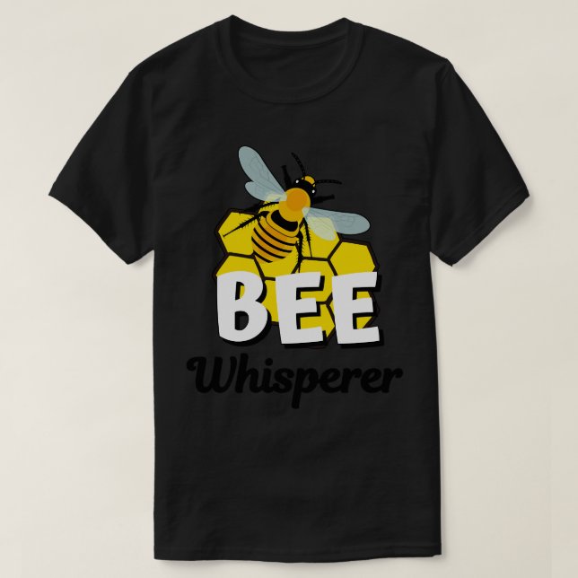T-shirt Bee Whisper Honey Bees Honeycomb (Design devant)