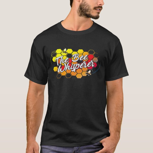 T-shirt Bee Whisperer Retro Bee Keeper Bee Hive Farmin (Devant)