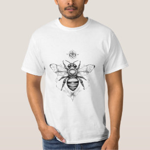 T-shirt Bee Wild Animal Nature Illustration Art tatouage