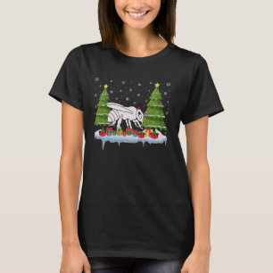 T-shirt Bee Xmas Tree Lighting Hommes Femmes Noël laid