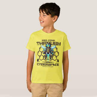 T-shirt Bee-zing Through Cyberspace - Abee Robotique