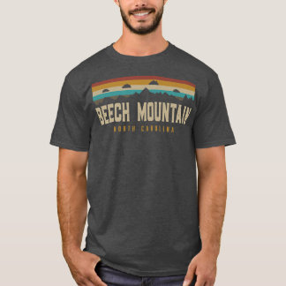 T-shirt Beech Mountain Caroline du Nord Montagnes Vintages