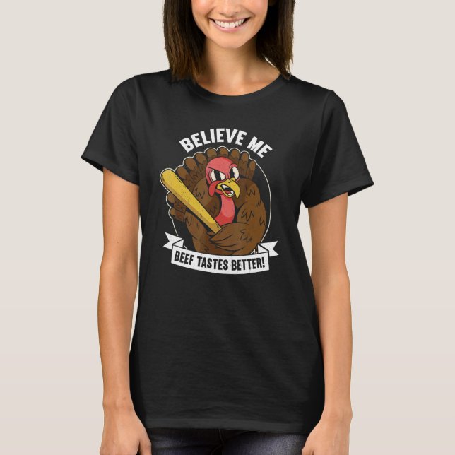 T-shirt Beef Tastes Better Thanks Giving  Thanksgiving 1 (Devant)