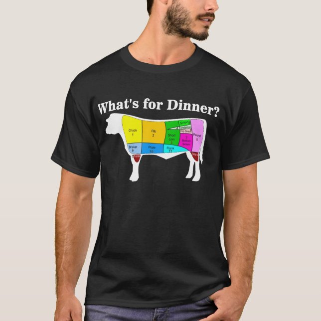 T-shirt Beef, What's for Dinner ? (Devant)