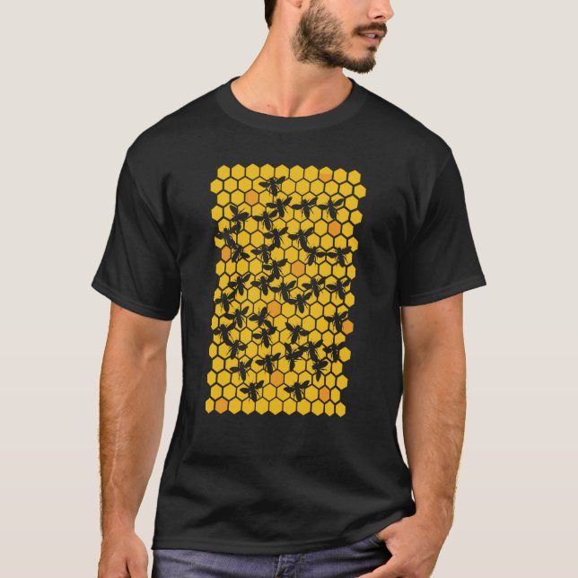 T-shirt Beehive Beekeeper Bees Bees Bees (Devant)