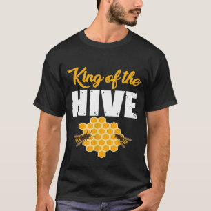 T-shirt Beehive King Great Beekeeper Honey Bee