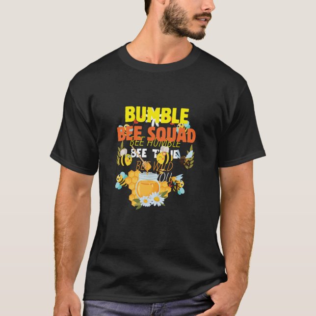 T-shirt Beekeeper Art Bumble Bee Squad 2 (Devant)