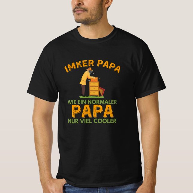 T-shirt Beekeeper Papa Bee Bee Beekeeper Honey (Devant)