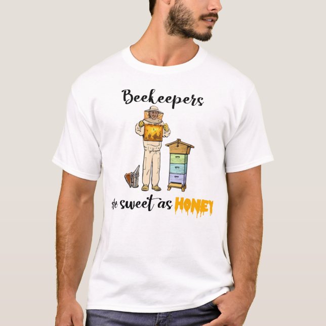 T-shirt Beekeeper Shirt - Funny Beekeeper Shirt, Funny Bee (Devant)