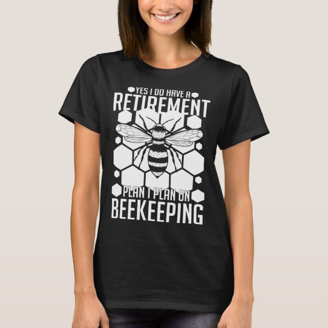 T-shirt Beekeeping Honey Farmer Bees Beginner Beekeeper  1 (Devant)