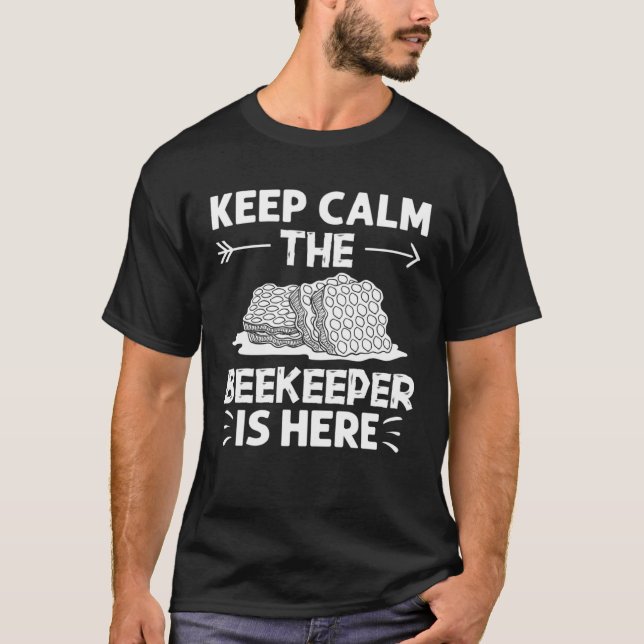 T-shirt Beekeeping Honey Farmer Bees Beginner Beekeeper  3 (Devant)
