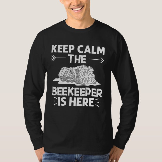 T-shirt Beekeeping Honey Farmer Bees Beginner Beekeeper  3 (Devant)