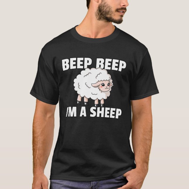 T-shirt Beep Beep I'm A Sheep Costume For A Lamb Farmer (Devant)