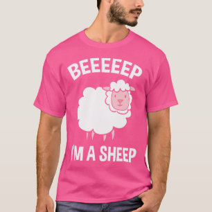 T-shirt Beep Je Suis Un Mouton Drôle Farmer Mouton Mouton 