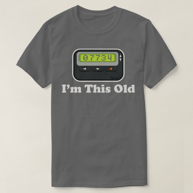 T-shirt Beeper Im Ce Vieux Dks (Design devant)