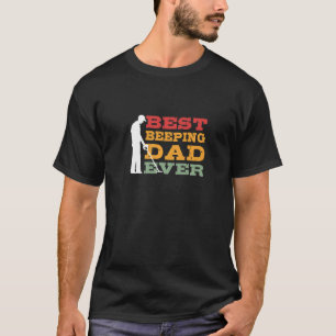 T-shirt Beeping Papa Détecteur Métal Relique Chasse Métal