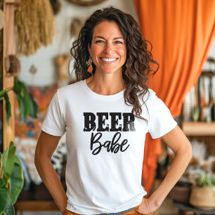 T-shirt Beer Babe La bière féminine amusante