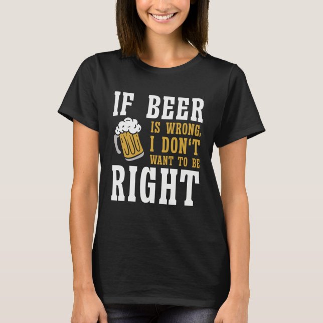 T-shirt Beer  Beer Brewer Brewery Drinker Beer Drinking (Devant)