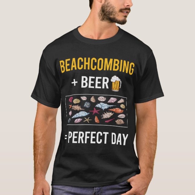 T-shirt Beer Day Beachcombcombber Beachcomber (Devant)