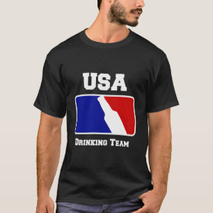 T-shirt Beer de l'équipe de boisson Usa