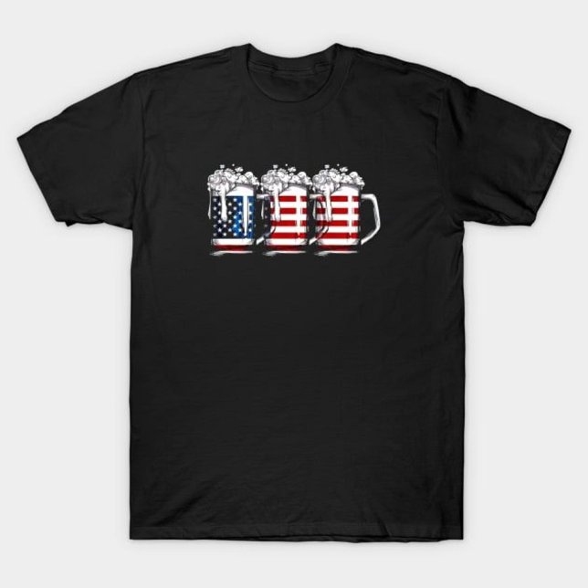 T-shirt Beer drapeau américain (Créateur téléchargé)