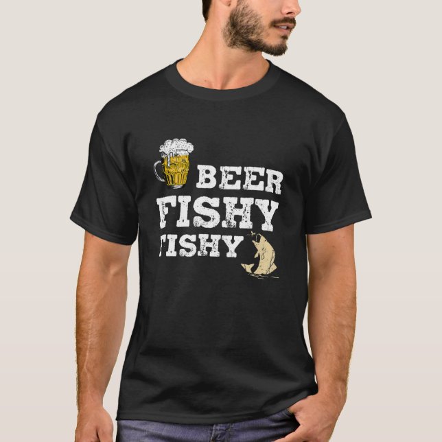 T-shirt Beer Fishy Fishy Drôle Dons Cadeau Pour Boire De L (Devant)