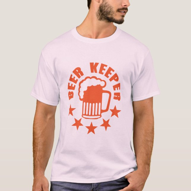 T-shirt beer keeper biere alcool humour (Devant)