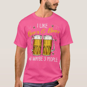 T-shirt Beer Lover Bees Boire Beers Pub Party